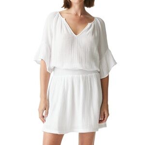 Michael Stars Katelyn Mini Dress, White Gauze